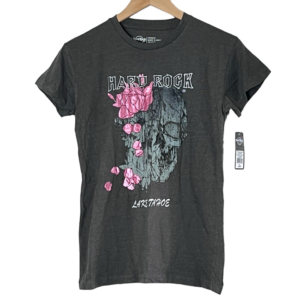Hard Rock Cafe | NWT Skull graphic tee black short sleeve tee shirt size…